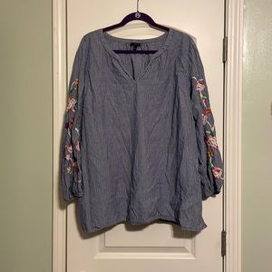 Pinstriped, Talbots shirt